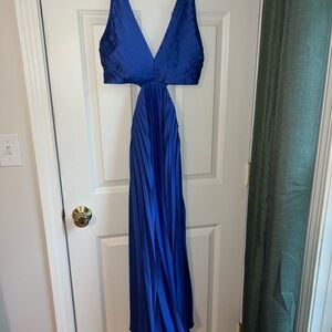 Abercrombie & Fitch Royal Blue Backless Dress